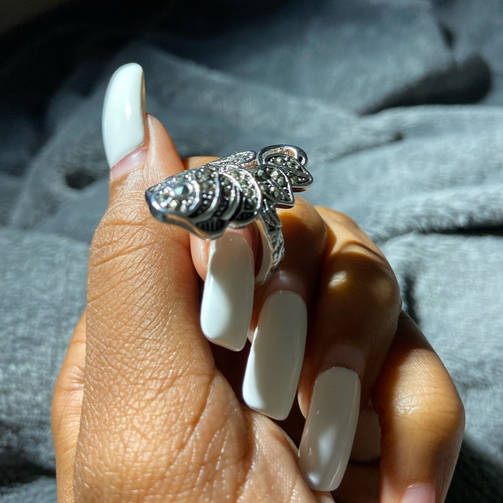 Rose silver ring - Picture 2 of 6